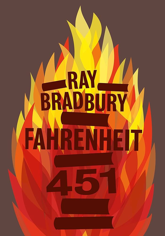 Cover of Ray Bradbury's book "Fahrenheit 451"